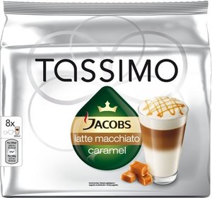 Кофейный напиток Jacobs Tassimo Latte macchiato caramel (Якобс Тассимо Латте Макиато Карамель)