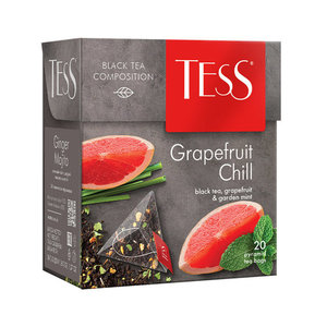 Чай черный Tess Grapefrut Chill, 20×1,8 г