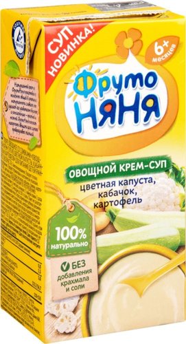 Овощное пюре картофель фрутоняня