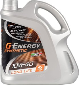 Масло моторное Synthetic (Синтетик) 10W-40 ТМ G-Energy (Джи-Энерджи)