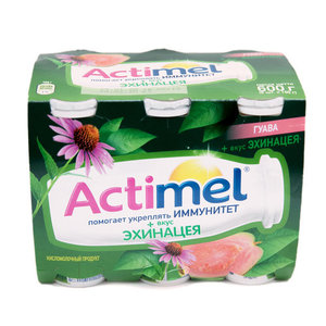 Напиток кисломолочный гуава-эхинацея 2,5% ТМ Actimel (Актимель)