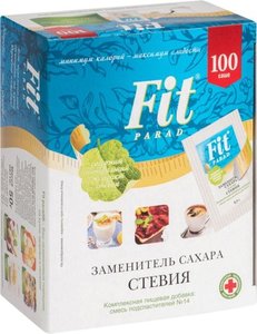 Заменитель сахара Стевия смесь подсластителей №14 ТМ Fit Parad (Фит Парад)
