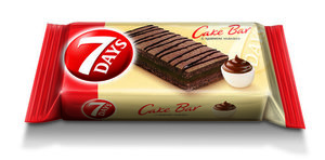 Пирожное бисквитное Cake Bar (Кейк Бар) с кремом какао ТМ 7Days (Севен Дейс)