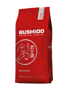 Кофе натуральный в зернах Red Katana (Рэд Катана) ТМ Bushido (Бушидо)