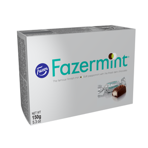Шоколадные конфеты с начинкой со вкусом мяты Fazermint (Фацерминт) ТМ Fazer (Фацер)