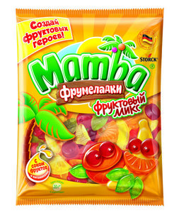 Жевательный мармелад Mamba (Мамба) Фруктовый микс ТМ Stork (Шторк)