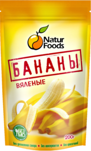 Бананы вяленые ТМ Natur Foods (Натур Фудс)