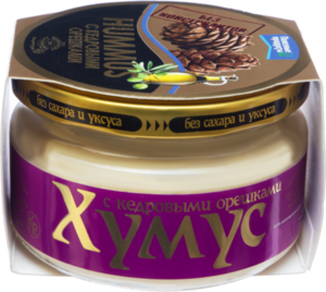 Хумус с кедровыми орешками ТМ Полезные продукты