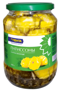 Патиссоны маринованные ТМ Лента