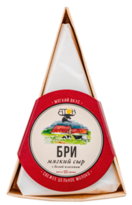 Сыр мягкий Атон Бри с белой плесенью 50% БЗМЖ