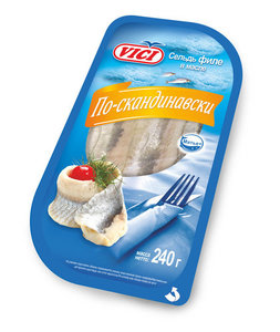 Сельдь филе в масле по-скандинавски ТМ Vici (Вичи)