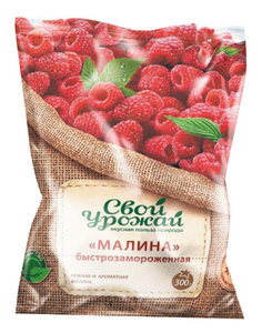 Малина быстрозамороженная ТМ Свой урожай