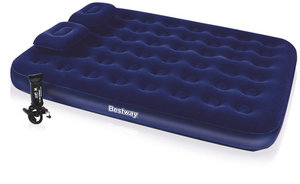 Матрас надувной ручной насос  2 подушки в комплекте 203х152х22 см, 67374