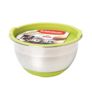Миска стальная с крышкой Attribute steel MIX 16х9,5см 1,4л