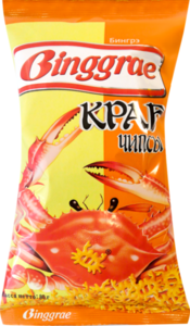 Чипсы крабовые ТМ Binggrae (Бингре)