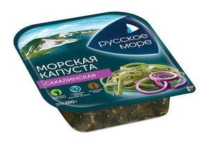 Салат из морской капусты Сахалинская Русское море 200г