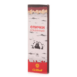 Спички каминные ТМ Grillkoff (Грилькоф)