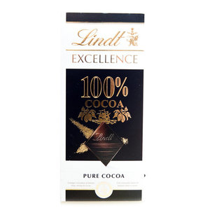 Шоколад темный Lindt Excellence 100 % какао, 50 г