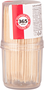 Зубочистки 190 шт ТМ 365 дней