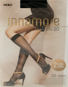 Гольфы Жен Innamore Velato 20den Nero (китай)