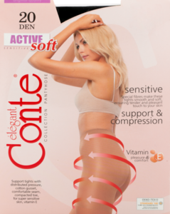 Колготки Жен Conte Active 20den Nero 2 (беларусь)