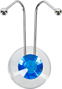 Крючок двойной бриллиант синий ТМ Рыжий кот