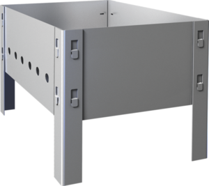 Мангал разборный без шампуров 350х240 мм ТМ 365 дней