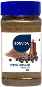 Перец черный молотый ТМ Bonvida (Бонвида)