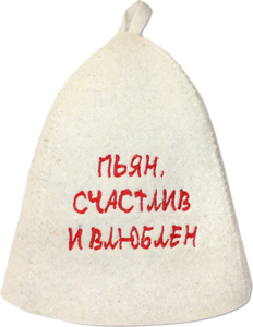 Шапка Банная Муж.диз.в Ассорт.войлок Арт. Б40313 (россия)