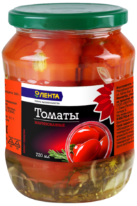 Томаты маринованные ТМ Лента