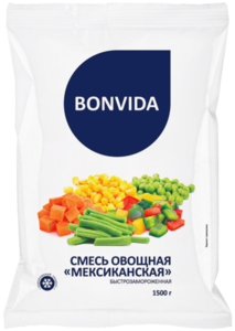 Смесь Мексиканская овощная замороженная ТМ Bonvida (Бонвида)