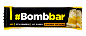 Батончик протеиновый банановый пудинг в шоколаде ТМ Bombbar (Бомбарр)
