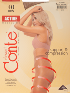 Колготки Жен Conte Active 40den Natural 5 (беларусь)
