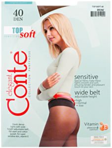 Колготки Жен Conte Top 40den Bronz 2 (беларусь)