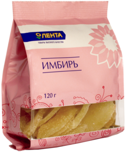 Цукаты Имбирь ТМ Лента 