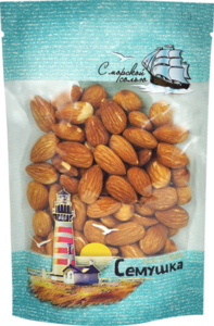 Миндаль ядро жареный соленый ТМ Семушка 