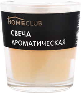 Свеча Homeclub Аромат. в Стакане Ваниль (россия) Home Club Аромат. в Стакане Ваниль (россия)