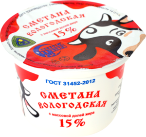 Сметана Северное Молоко 15% БЗМЖ