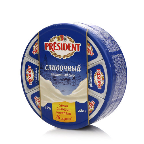 Сыр Президент Сливочный Фото