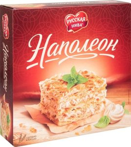 Торт слоеный Наполеон ТМ Русская Нива