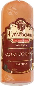 Колбаса вареная Докторская ТМ Рублёвский