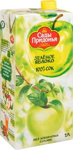 Сок Зеленое яблоко ТМ Сады Придонья 