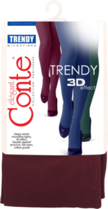 Колготки TRENDY 150 marsala размер 3 ТМ Conte Elegant (Конте Элегант)