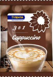 Напиток кофейный растворимый капучино 3в1 10*18г TM Лента