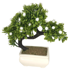 Растение искусственное бонсай в горшке