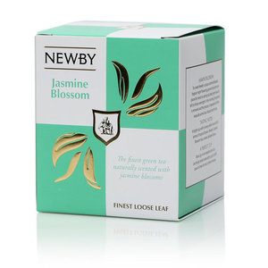 Чай зеленый листовой Jasmin Blossom (Жасмин Блоссом) с ароматом жасмина ТМ Newby (Ньюби)