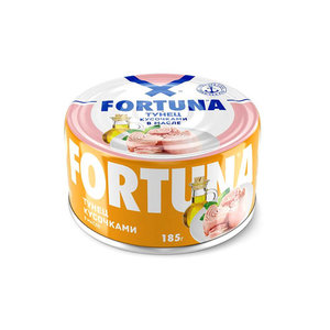 Тунец кусочками в масле ТМ Fortuna (Фортуна)