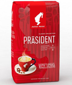 Кофе в зернах Prasident (Празидент) ТМ Julius Mainl (Юлиус Майнл)