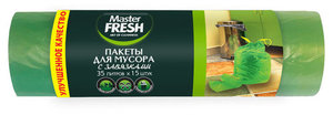 Пакеты д/мусора Master Fresh с завязками 35л 15шт