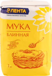 Мука блинная высший сорт ТМ Лента